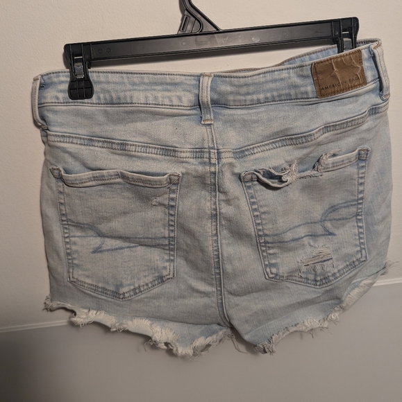 American Eagle Shorts Light Wash Button Fly size 8 - Picture 9 of 9